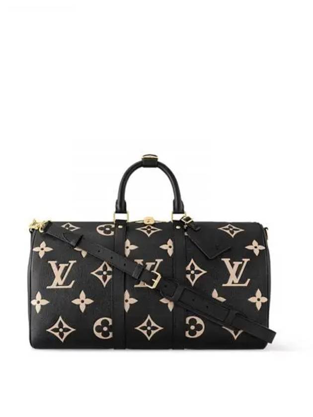 Keepall Bandouliere 45 Duffel Bag Black - LOUIS VUITTON - BALAAN 2