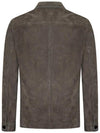 Micro Light Suede Jacket Grey - TOM FORD - BALAAN 3