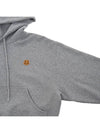 Women's Tiger Logo Cotton Hoodie Dove Grey - KENZO - BALAAN.