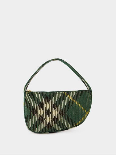 Knit Baguette Purse - Burberry - Nylon - Green - BURBERRY - BALAAN 1