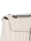 GG Marmont small shoulder bag white - GUCCI - BALAAN.