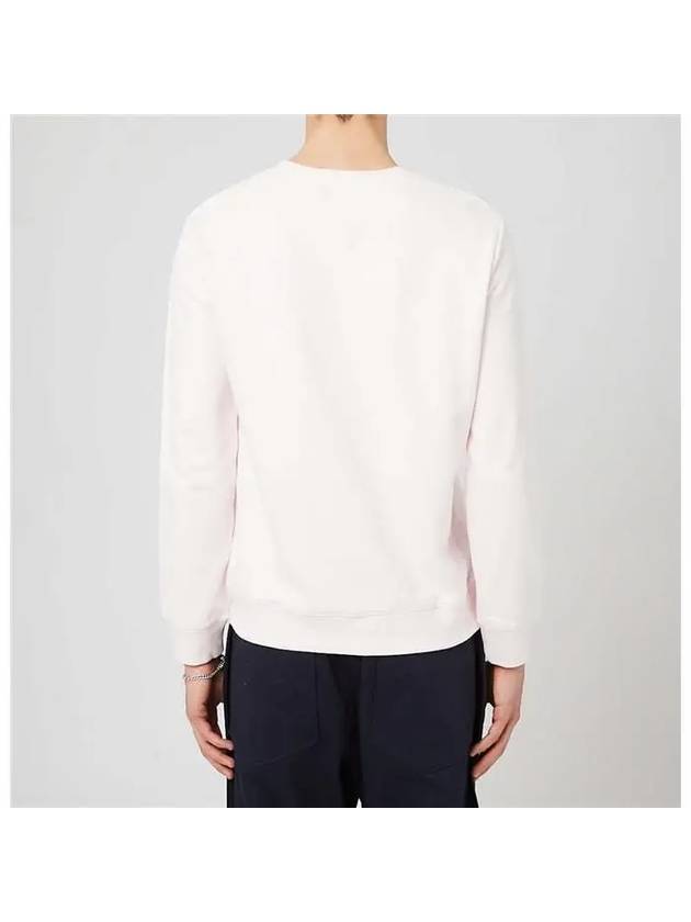 Logo Paolo Crew Neck Sweatshirt Pink - A.P.C. - BALAAN 5