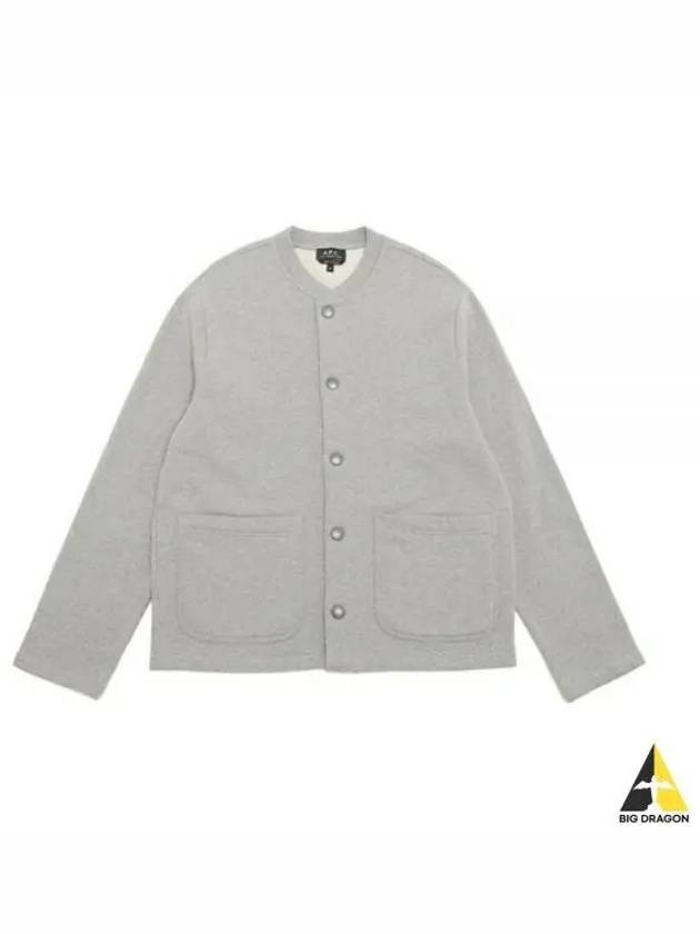 Men's Stevie Cardigan Grey - A.P.C. - BALAAN 2