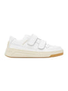 Velcro Strap Low Top Sneakers White - ACNE STUDIOS - BALAAN 1