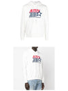 Iconic Logo Print Hoodie White - AUTRY - BALAAN 5