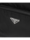 Triangle Logo Re-Nylon Backpack Black - PRADA - BALAAN 4