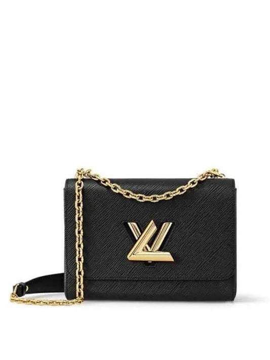 Women's Twist MM Shoulder Bag Black - LOUIS VUITTON - BALAAN 2