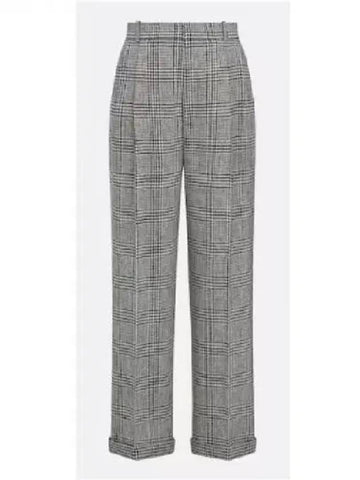 Dior houndstooth wool tailored pants 270945 - DIOR - BALAAN 1