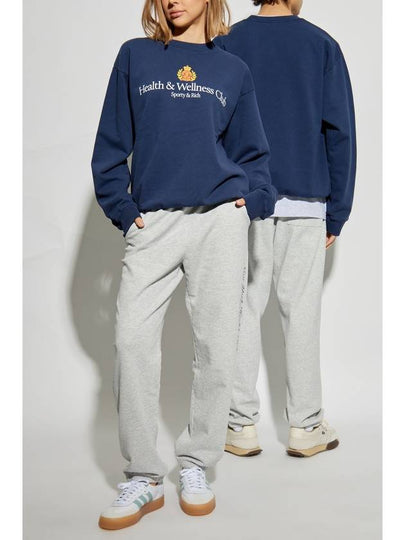 Sporty & Rich Sweatshirt From The NY Crest Collection, Unisex, Navy Blue - SPORTY & RICH - BALAAN 2