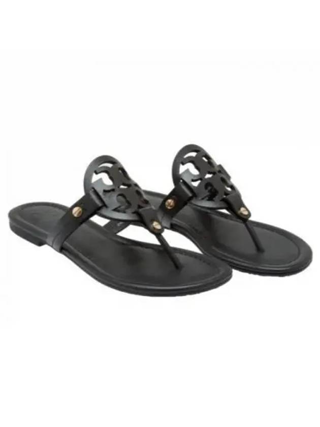 Miller Leather Sandals Black - TORY BURCH - BALAAN 2