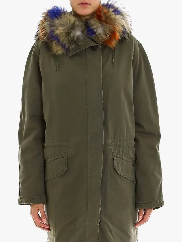 11th Anniversary Fur Hood Padded Field Jacket 18WAF10890 R05X B0101 - YVES SALOMON - BALAAN 2