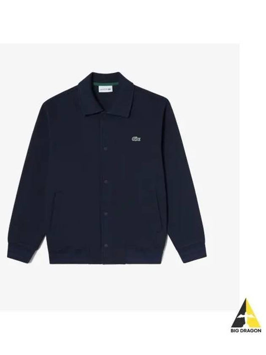 Men s Collar Sweat Jumper Dark Navy - LACOSTE - BALAAN 1