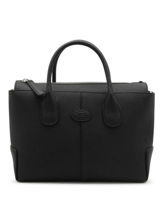 BLACK LEATHER DI BAG TOTE BAG XBWDBSA0200WSSB999 - TOD'S - BALAAN.