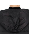 Men's 4 Bar Button Down Hooded Padding Black - THOM BROWNE - BALAAN 11