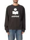 Mikoy Logo Print Sweatshirt Black - ISABEL MARANT - BALAAN 2