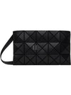 Lucent Matte Geometric Panel Cross Bag Black - ISSEY MIYAKE - BALAAN 2