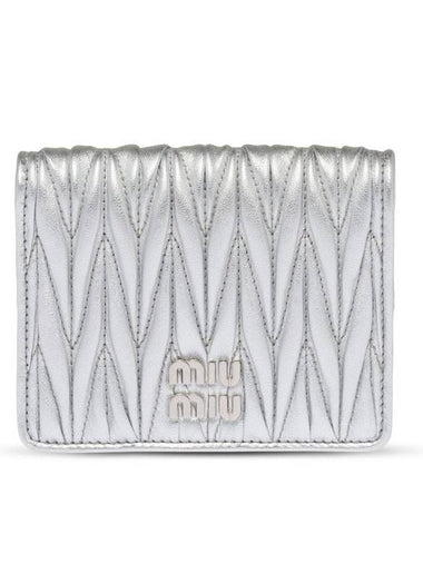 matelassé nappa leather wallet - MIU MIU - BALAAN 1