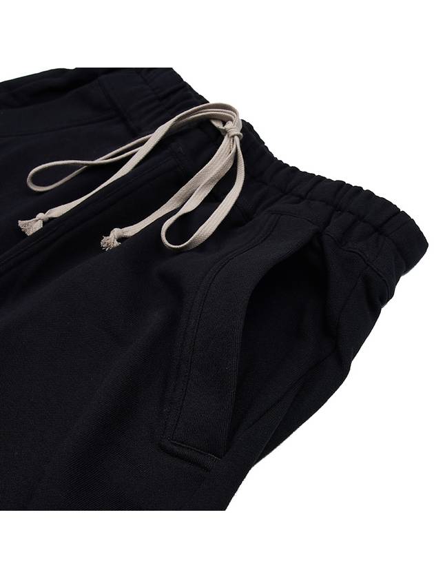 Champion Embroidered Logo Cotton Shorts Black - RICK OWENS - BALAAN 4