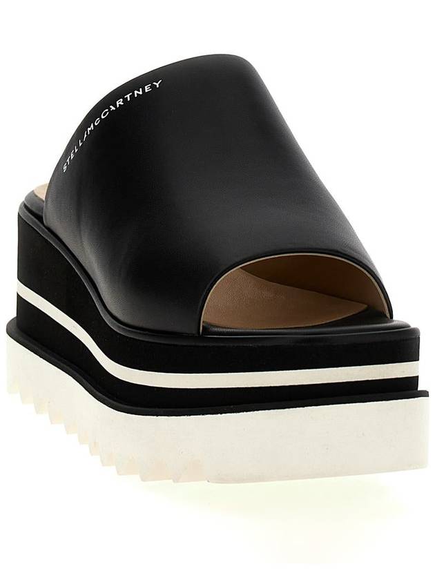 Sneak Ellis Platform Slippers Black - STELLA MCCARTNEY - BALAAN 3