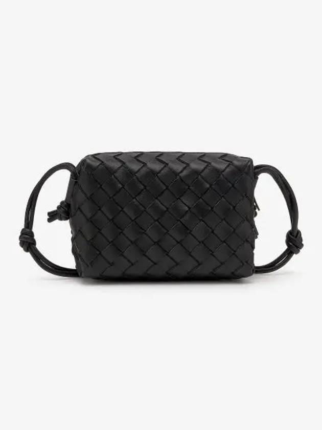 Loop Camera Mini Cross Bag Black - BOTTEGA VENETA - BALAAN 2