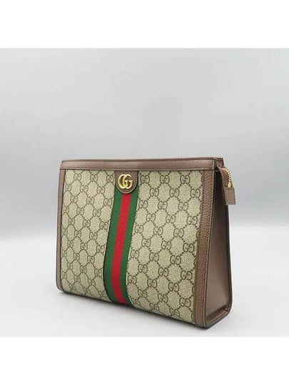 625549 GG Supreme Canvas Ophidia Web Stripe Pouch and Clutch - GUCCI - BALAAN 2