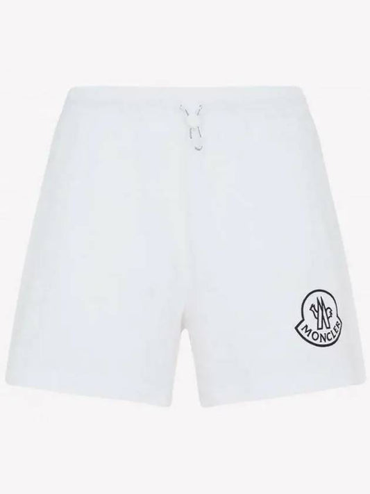 8H00020 89A0X 033 Logo Short Pants - MONCLER - BALAAN 1