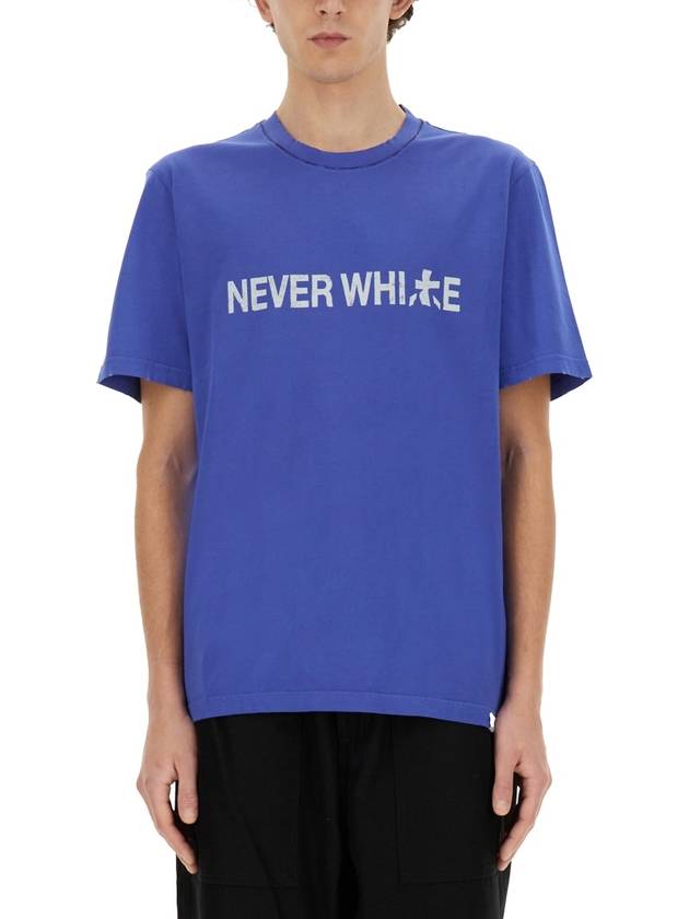 "NEVER WHITE" T-SHIRT - PREMIATA - BALAAN 1