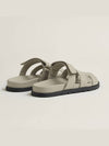 Chypre Calfskin Sandals Beige - HERMES - BALAAN 5