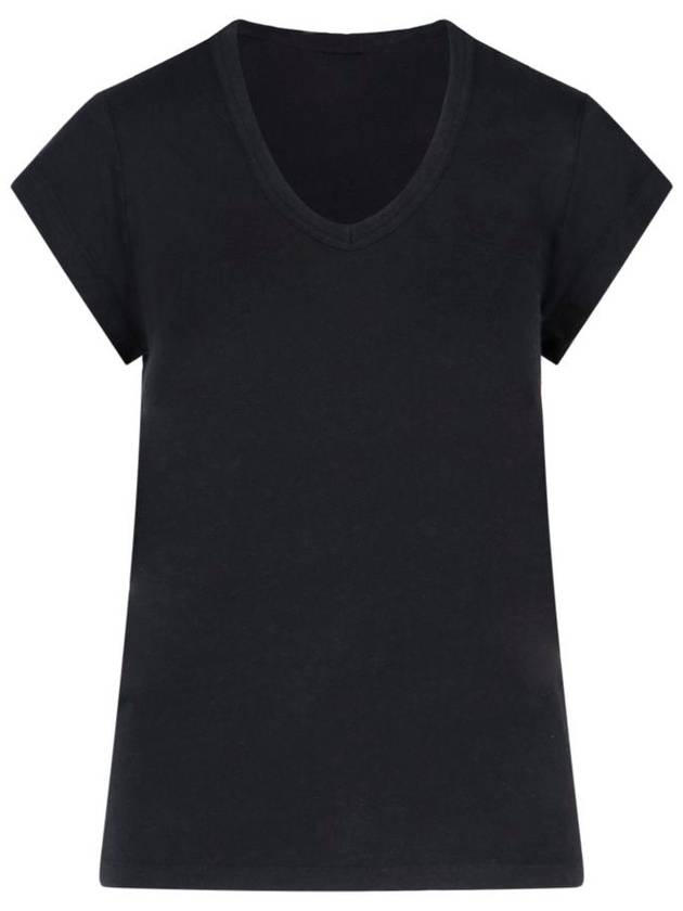 Short Sleeve T-Shirt TS0014FBB1N17E 01BK Black - ISABEL MARANT ETOILE - BALAAN 2