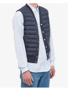 Men's Logo Patch Padded Vest Black - MONCLER - BALAAN 6