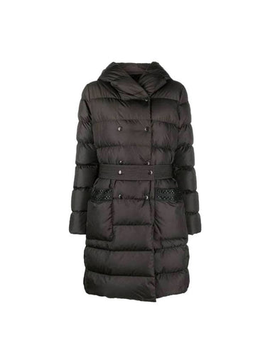 Aubigny Long Padding Black - MONCLER - BALAAN 1