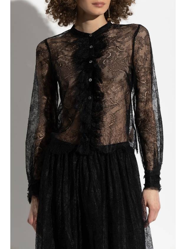 Ulla Johnson Lace Shirt Cecile, Women's, Black - ULLA JOHNSON - BALAAN 3