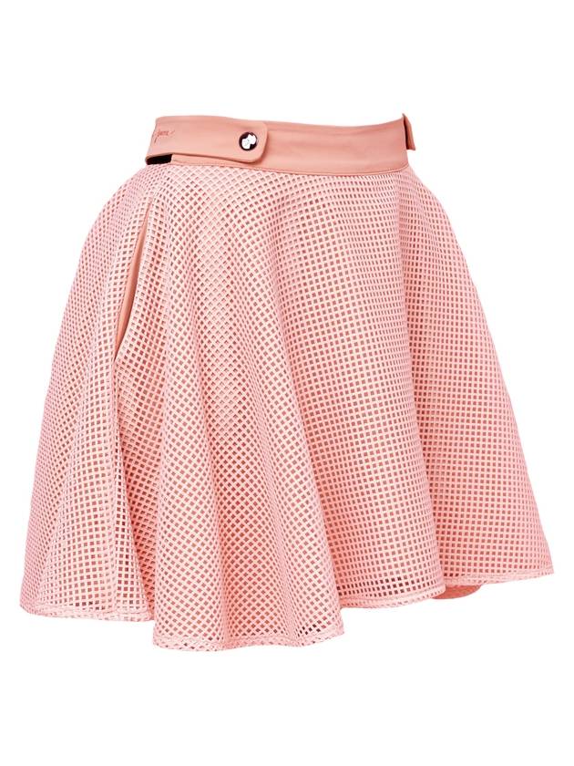 Golf Wear Waffle Skirt Peach - J JANE - BALAAN 3