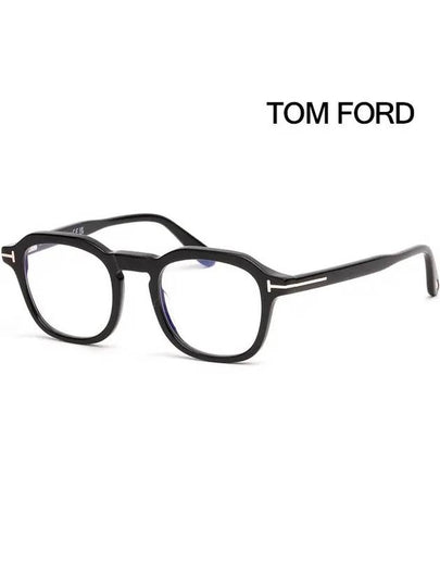 Eyewear Blue Light Blocking Horn-Rimmed Eyeglasses Black - TOM FORD - BALAAN 2