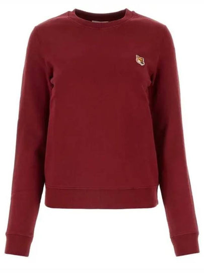 Fox Head Patch Regular Sweatshirt Red - MAISON KITSUNE - BALAAN 2