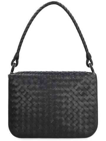 Bottega Veneta Swing Leather Messenger Bag - BOTTEGA VENETA - BALAAN 1