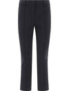 Sports Max Tobacco Trumpet Crop Pants Black - MAX MARA - BALAAN 1