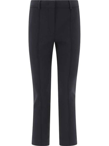 Sports Max Tobacco Trumpet Crop Pants Black - MAX MARA - BALAAN 1