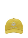 Tyron Logo Cotton Ball Cap Yellow - ISABEL MARANT - BALAAN 1