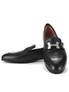 Paris Loafers Goatskin Palladium Noir - HERMES - BALAAN 4