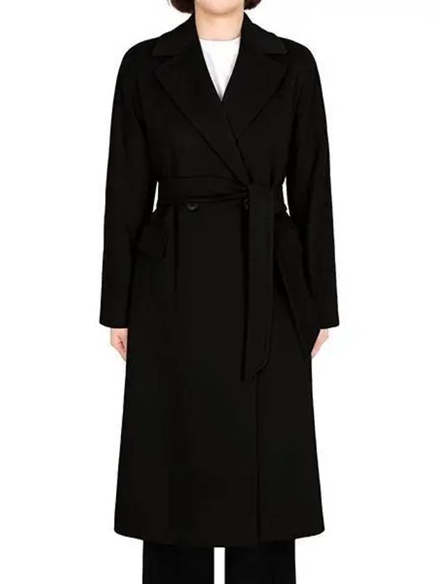 Studio Belt Double Coat Black - MAX MARA - BALAAN 2