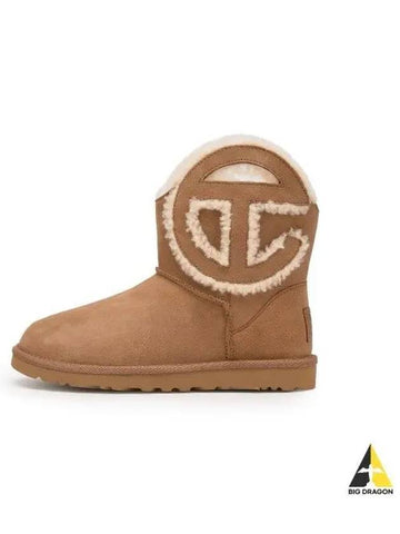 TELFAR Logo Classic Boots Mini W Chestnut 1122991CHE - UGG - BALAAN 1