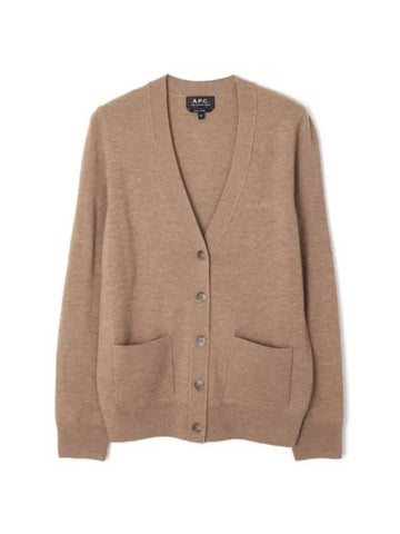 Louisa Wool Cardigan Header Beige - A.P.C. - BALAAN 1