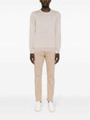 Wool Cashmere Knit Top Beige - BRUNELLO CUCINELLI - BALAAN 4