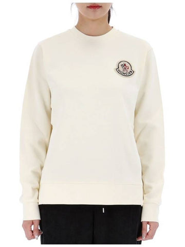 Moncler Logo Patch Sweatshirt 8G00027 899TR 034 - MONCLER - BALAAN 1