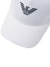 Logo Ball Cap White - EMPORIO ARMANI - BALAAN.