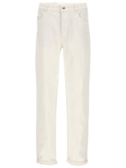 Dyed Denim Jeans White - BRUNELLO CUCINELLI - BALAAN 2