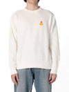 Mike Mike Logo Sweatshirt White - ISABEL MARANT - BALAAN 4