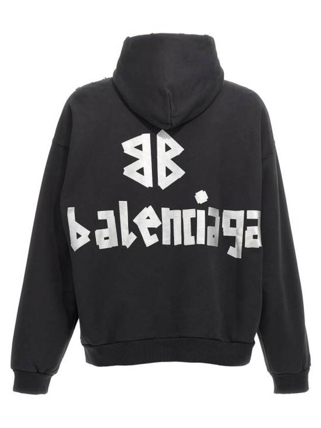 hooded sweatshirt 744441TQVQ9 1073 BLACK - BALENCIAGA - BALAAN 3