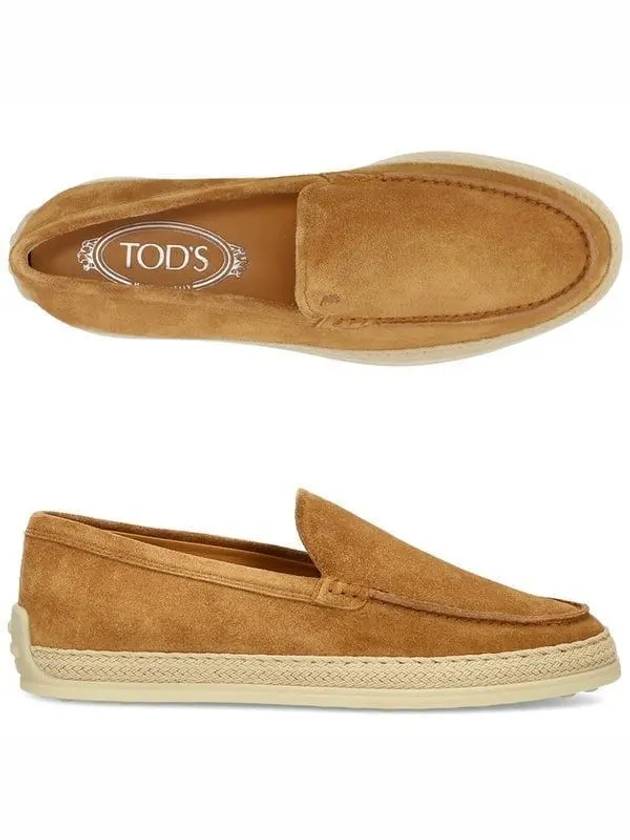 Debossed Logo Suede Espadrilles XXW92K0HU30M8W - TOD'S - BALAAN 2